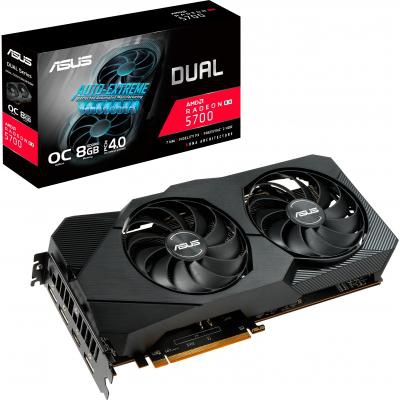 Видеокарта ASUS Radeon RX 5700 8192Mb DUAL OC EVO (DUAL-RX5700-O8G-EVO)