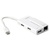 Переходник Type-C to Ethernet&USB Viewcon (VC 450 W (White))