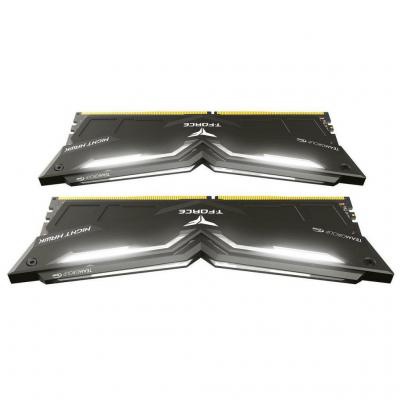 Модуль памяти для компьютера DDR4 16GB (2x8GB) 3000 MHz T-Force Night Hawk Black LED/Whit Team (THWD416G3000HC16CDC01)