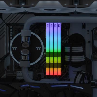 Модуль памяти для компьютера DDR4 16GB (2x8GB) 3200 MHz Toughram White RGB ThermalTake (R022D408GX2-3200C16A)