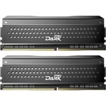 Модуль памяти для компьютера DDR4 16GB (2x8GB) 3200 MHz Dark Pro Black/Gray Team (TDPGD416G3200HC16ADC01)