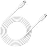 Дата кабель USB-C to USB-C 2.0m 100W 20V/ 5A white Canyon (CNS-USBC12W)