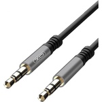 Кабель мультимедійний 3.5mm M to 3.5mm M 1.0m black XO (XO-NB121)