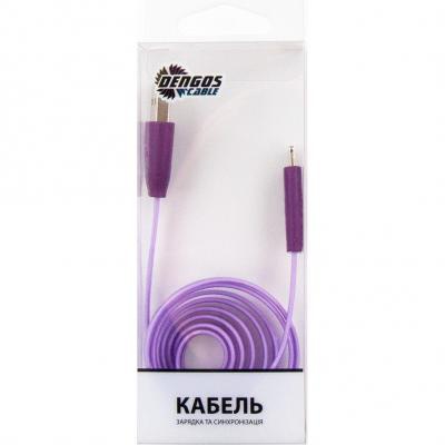 Дата кабель Dengos PLS-L-LED-PLSK-PURPLE