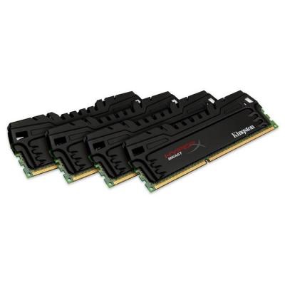 Модуль памяти DDR3 16GB (4x4GB) 2400 MHz Beast Kingston (HX324C11T3K4/16)