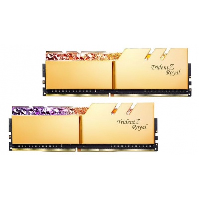 Модуль памяти для компьютера DDR4 16GB (2x8GB) 3600 MHz Trident Z Royal Gold G.Skill (F4-3600C18D-16GTRG)