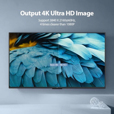 Кабель мультимедійний HDMI M to HDMI M 1.0m black Vention (AAIBF)