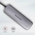 Концентратор AXAGON USB-C to 2xUSBA + HDMI + SD/microSD + USB-C PD 100W 0.2m grey (HMC-5)