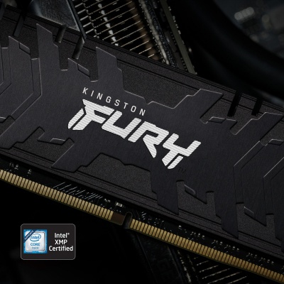 Модуль памяти для компьютера DDR4 128GB (4x32GB) 3200 MHz Renegade Black Kingston Fury (ex.HyperX) (KF432C16RBK4/128)