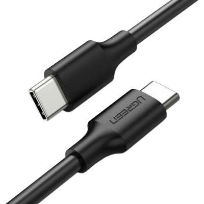 Дата кабель USB-C to USB-C 1.5m 60W US161 3A Alum. (Gray) Ugreen (50751)
