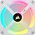 Кулер до корпусу Corsair iCUE Link QX120 RGB PWM White (CO-9051005-WW)