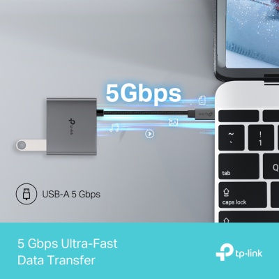 Концентратор TP-Link USB-C 3-in-1 1xUSB 3.0 + 1xUSB-C PD 100W + 1xHDMI (UH3020C)