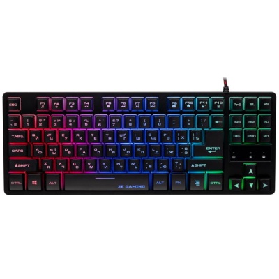 Клавіатура 2E Gaming KG290 LED Ukr USB Black (2E-KG290UB)