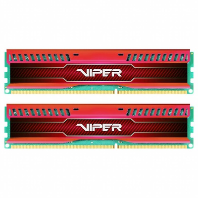 Модуль памяти для компьютера DDR3 8GB (2x4GB) 1600 MHz Viper 3 LP Red Patriot (PVL38G160C9KR)