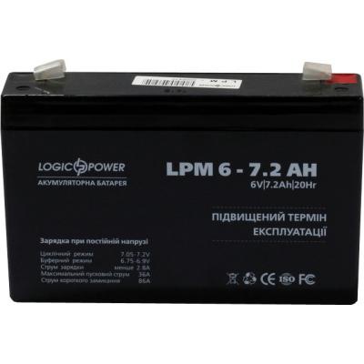 Батарея до ДБЖ LogicPower LPM 6В 7.2 Ач (3859)