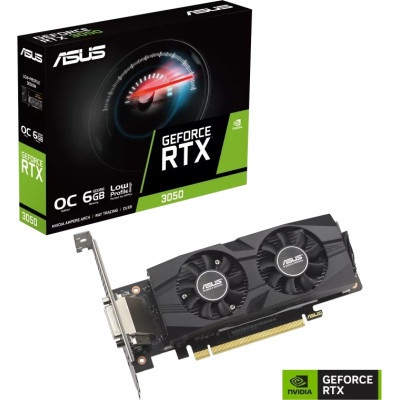 Відеокарта ASUS GeForce RTX3050 6Gb OC LP BRK (RTX3050-O6G-LP-BRK)