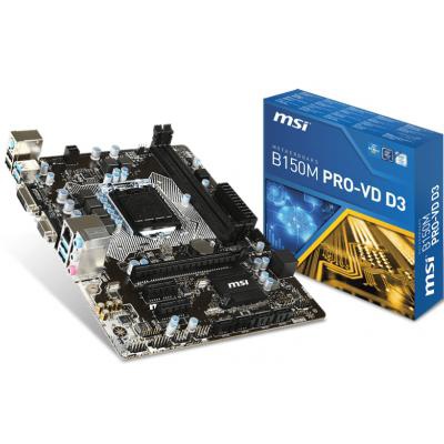 Материнская плата MSI B150M PRO-VD D3