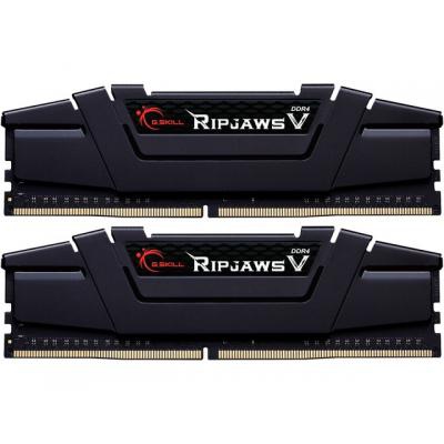 Модуль памяти для компьютера DDR4 16GB (2x8GB) 3600 MHz RipjawsV Black G.Skill (F4-3600C17D-16GVK)