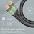 Дата кабель USB-C to USB-C transline-cc.black Promate (transline-cc.black)