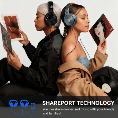 Навушники OneOdio Pro 50 3,5мм/6,35мм Black (Pro 50 Black)