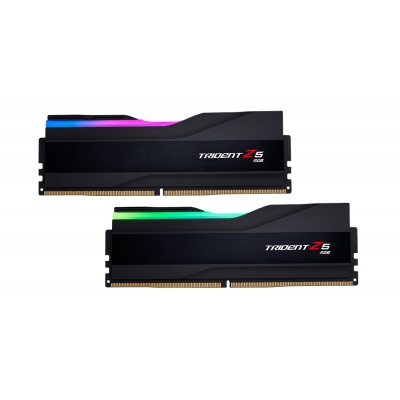 Модуль памяти для компьютера DDR5 32GB (2x16GB) 5600 MHz Trident Z5 RGB Black G.Skill (F5-5600J4040C16GX2-TZ5RK)