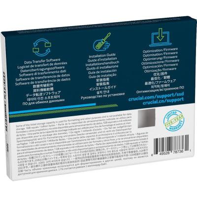 Накопитель SSD M.2 2280 500GB Micron (CT500P1SSD8)