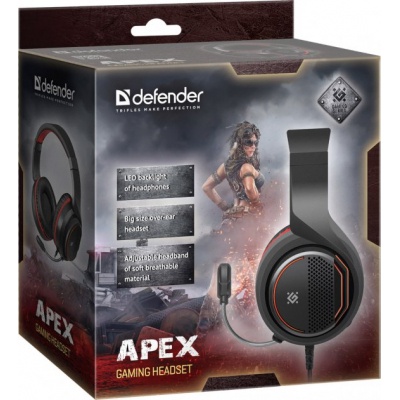 Наушники Defender Apex Black (64525)