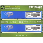 Модуль памяти для компьютера DDR3 16GB (2x8GB) 1333 MHz Patriot (PSD316G1333KH)