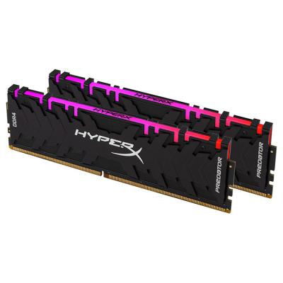 Модуль памяти для компьютера DDR4 16GB (2x8GB) 4000 MHz HyperX Predator RGB Kingston (HX440C19PB3AK2/16)