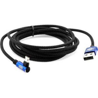 Дата кабель Baseus USB 2.0 AM to Micro 5P 2.0m MVP Elbow Blue (CAMMVP-B03)
