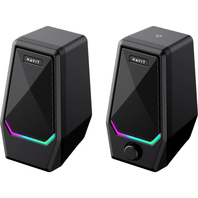 Акустична система Havit SK768 USB RGB Black (6939119042585)