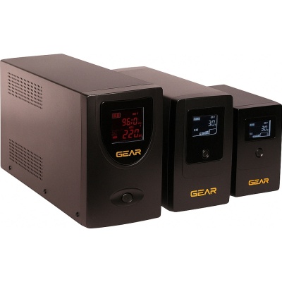 Пристрій безперебійного живлення GEAR GU-1500PLCD