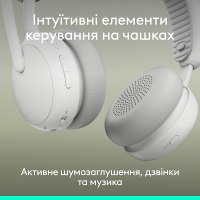 Навушники Logitech Zone Wireless 2 ES Off-White (981-001508)