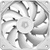 Кулер до корпусу ID-Cooling TF-12025-PRO-WHITE