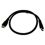 Кабель мультимедийный HDMI на HDMI, 0.75м Drobak (212647)