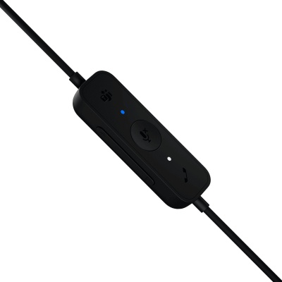 Навушники Logitech H570e Corded for Business Mono Teams USB-C Black (981-001427)