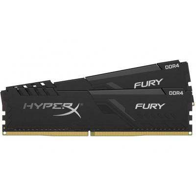 Модуль памяти для компьютера DDR4 32GB (2x16GB) 3733 MHz HyperX Fury Black HyperX (Kingston Fury) (HX437C19FB3K2/32)