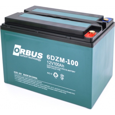 Батарея до ДБЖ Orbus 6-DZM-100 12V 100 Ah ( (REAL 65Ah ) (6-DZM-100)