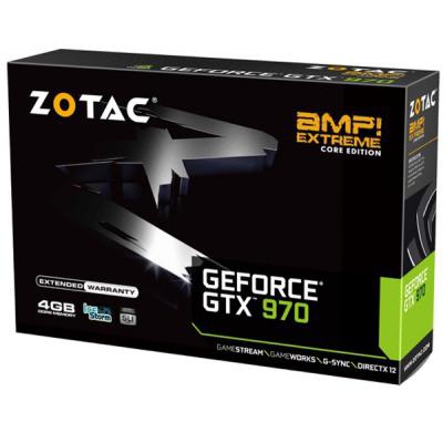 Видеокарта ZOTAC GeForce GTX970 4096Mb AMP! Extreme Core Edition (ZT-90107-10P)
