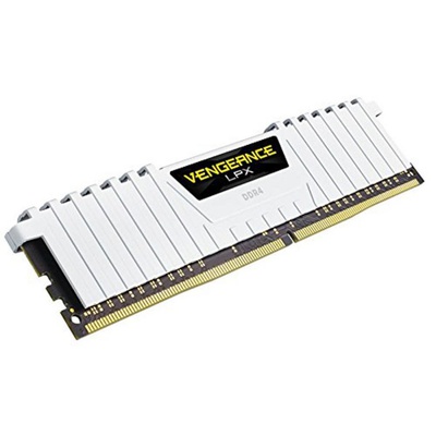 Модуль пам'яті для комп'ютера DDR4 16GB (2x8GB) 3000 MHz LPX White Corsair (CMK16GX4M2B3000C15W)