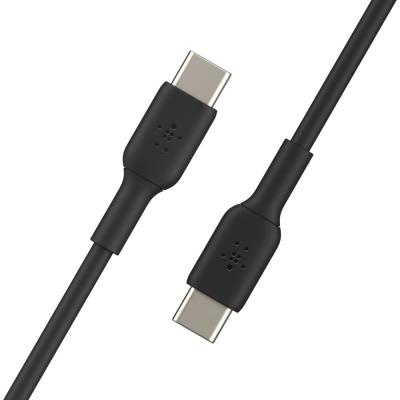 Дата кабель USB-С - USB-С, PVC, 2m, black Belkin (CAB003BT2MBK)