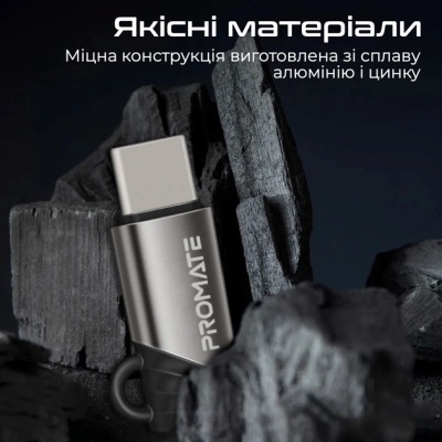 Перехідник Lightning M to USB-C F Promate (link-ci)