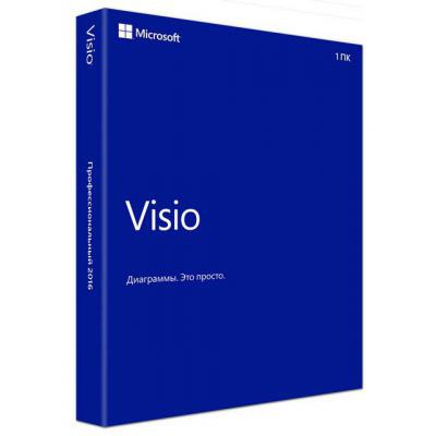 Программная продукция Microsoft Visio Standard 2016 32-bit/x64 Russian EM DVD (D86-05540)