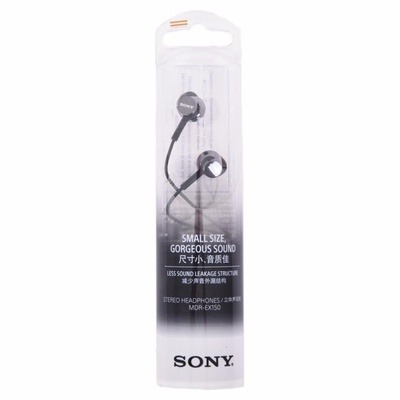 Наушники SONY MDR-EX150 Black (MDREX150B.E)