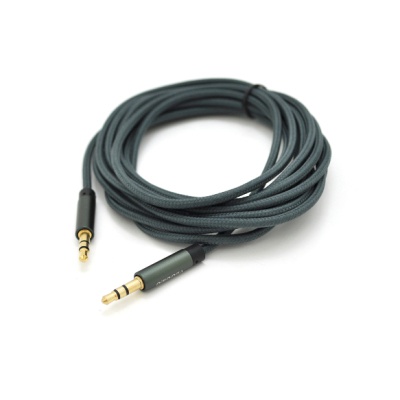 Кабель мультимедійний 3.5mm M to 3.5mm M 3.0m black VEGGIEG (YT-AUXGJ(M)/(M)-AB-3)