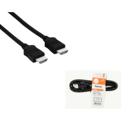 Кабель мультимедійний HDMI to HDMI 1.5m Black Hama (00205000)