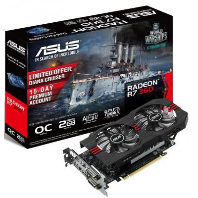 Видеокарта ASUS Radeon R7 360 2048Mb OC (R7360-OC-2GD5)