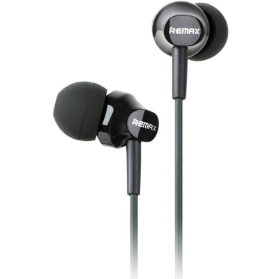 Наушники HF RM-501 Black (mic + button call answering) Remax (37152)