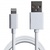 Дата кабель USB 2.0 AM to Lightning 1.0m Cu, 2.1А, White Grand-X (PL01WS)