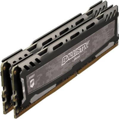 Модуль памяти для компьютера DDR4 16GB (2x8GB) 2666 MHz Ballistix Sport MICRON (BLS2K8G4D26BFSBK)